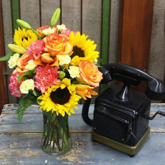 Le bouquet de fleurs Harmonie du soleil