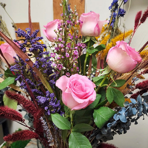 Florist Design HB-2 (Bouquet de fleurs fraîches et sèches de longue durée conçu sur mesure)