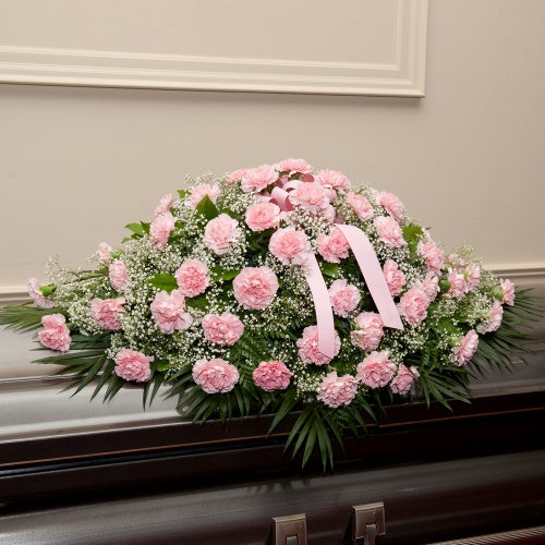 Pink Carnations™ Casket Spray