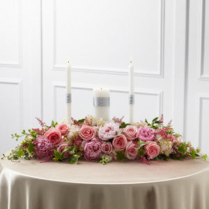 Arrangement - The Worldwide Romance™ Unity Candle Arrangement J-W18-4668