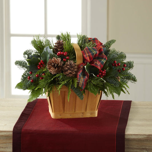 Bouquet - Christmas Coziness™ Basket J-B10-5139