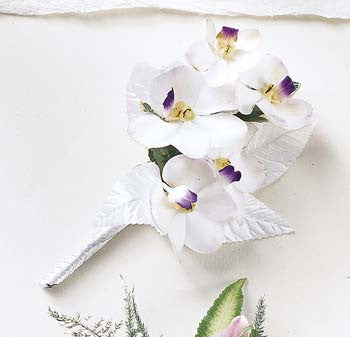 Corsage - White On White Corsage