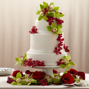 Decor - The Elegant Orchid Cake Decor J-W57-4765