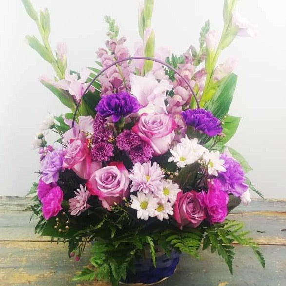 Touch of Purple Basket
