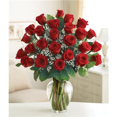 Classic Two Dozen Premium Roses in Vase