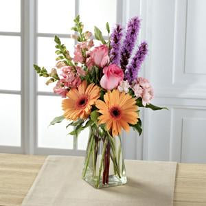 Blushing Invitations Bouquet