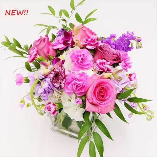 The Melody of Pink and Purple Bouquet