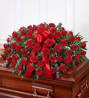 Premium Red Funeral Package