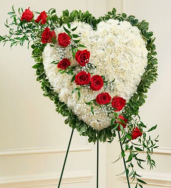 Red & White Funeral Package